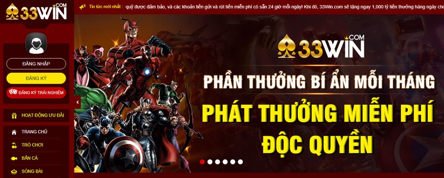 Truy cập vào link vào 33win bạn sẽ nhận được ưu đãi gì?